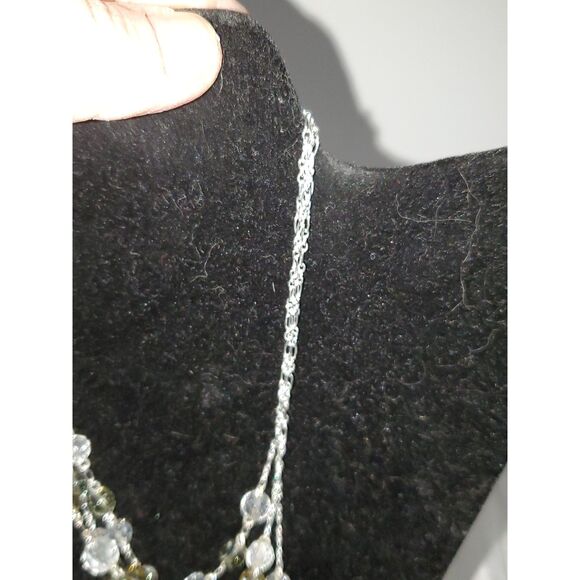 A Lauren Conrad Layered Necklace Silver Tone Cottage Core Elegant Minimalist - Picture 5 of 9